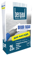 Штукатурка Dekor FASAD Winter coroed серый фракция 2,5мм 25кг 1уп=56 Bergauf